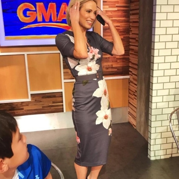 🍒NWOT🍒 TED BAKER BISSLEE CHATSWORTH BODYCON - Picture 3 of 8